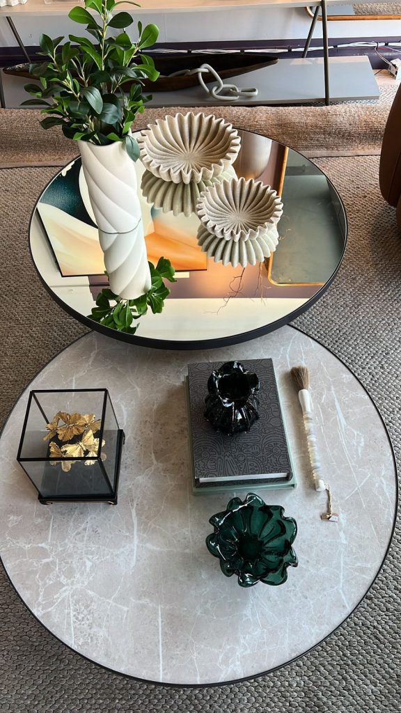 elementos decorativos para mesa de centro